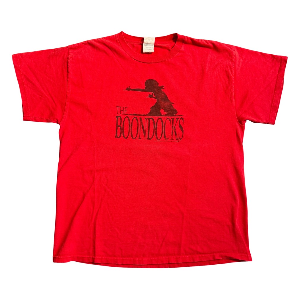 Vintage The Boondocks Huey Promo Graphic T-Shirt Red Mens Large‎ L